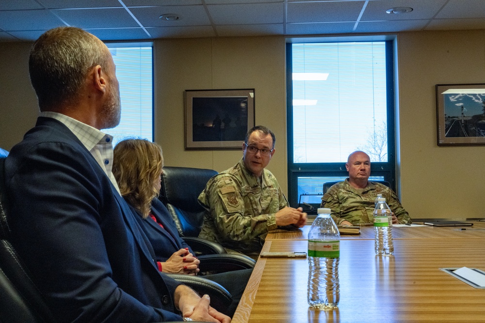 181st Intelligence Wing Hosts the U.S. Air Force Honorary Commanders program for Terre Haute Community Leaders