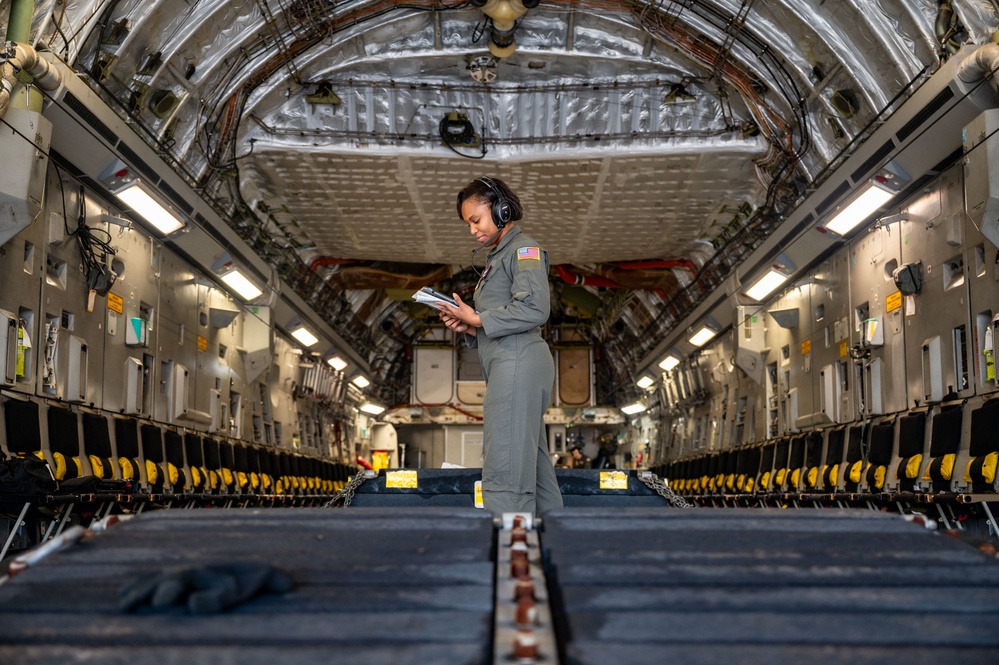 C-17 loadmaster ensures mission readiness at Joint Base Charleston