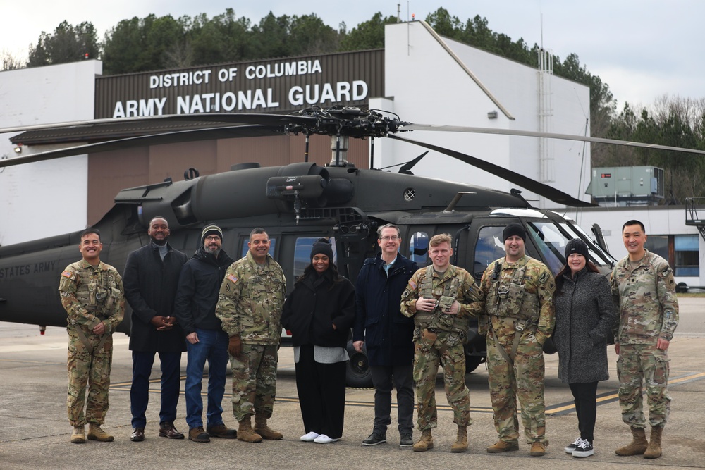 District Leaders Take Flight: Strengthening Partnerships with the D.C. Army National Guard