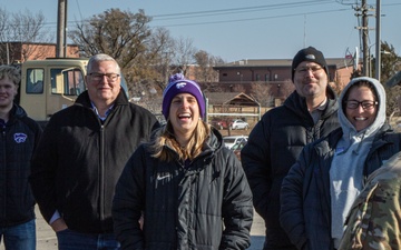 Kansas State University visits Fort Riley