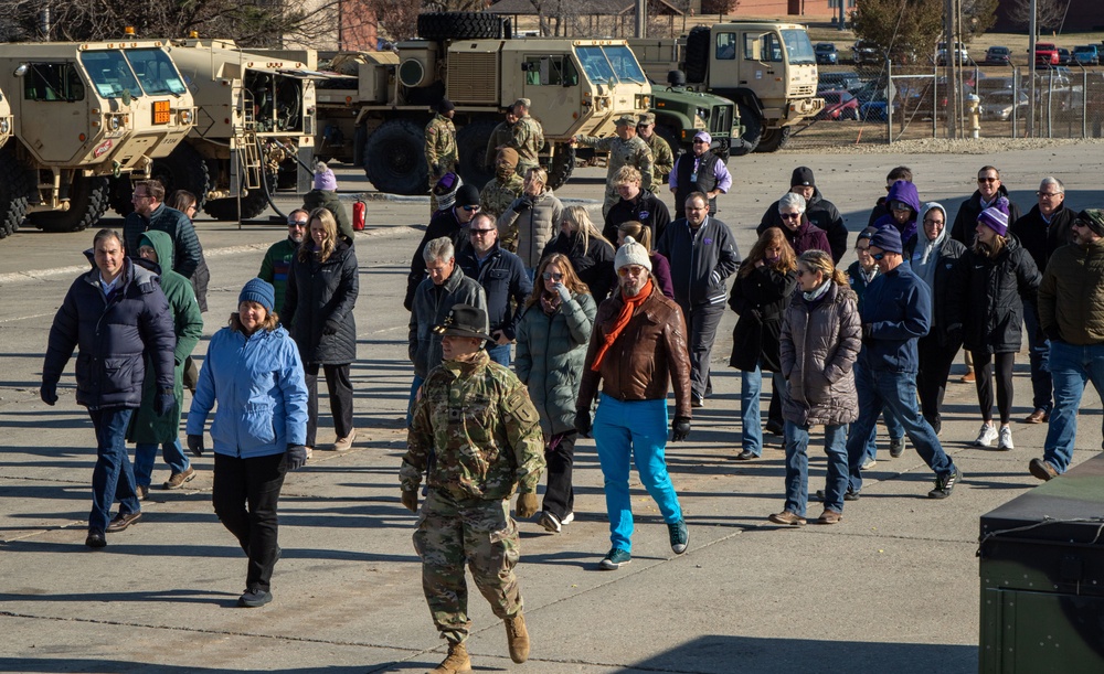 Kansas State University visits Fort Riley