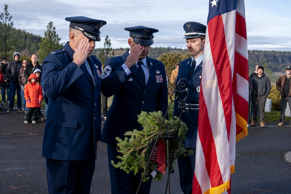 Team Fairchild hosts Wreaths Across America commemoration ceremony