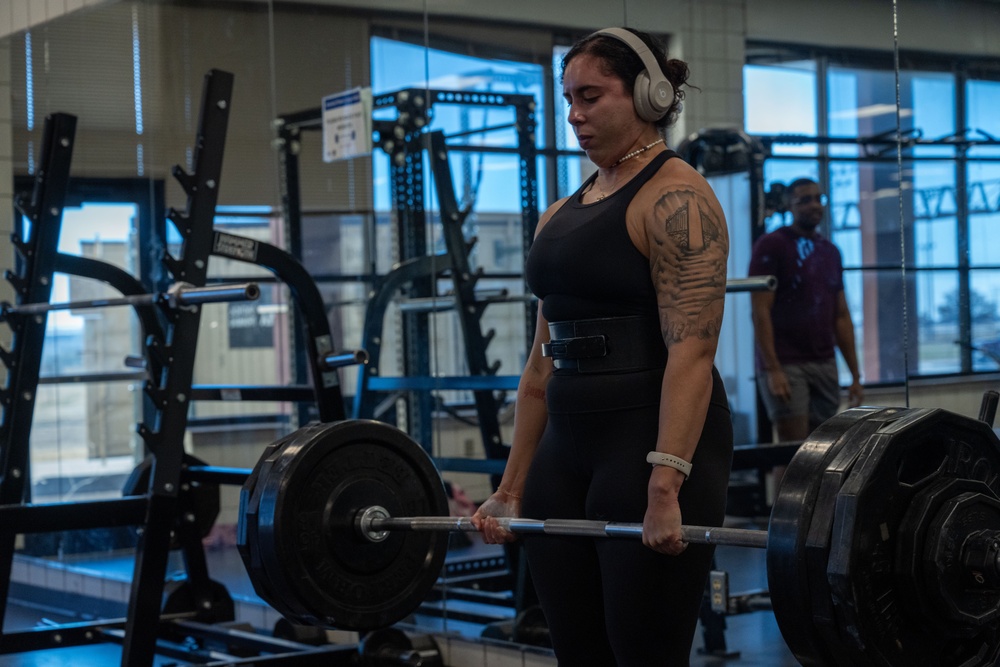 22nd Air Refueling Wing's Weightlifting Competition