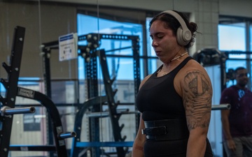 22nd Air Refueling Wing's Weightlifting Competition