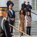 Tyler Perry, Kerry Washington and Ebony Obsidian lay a wreath at The Tomb of the Unknown Soldier