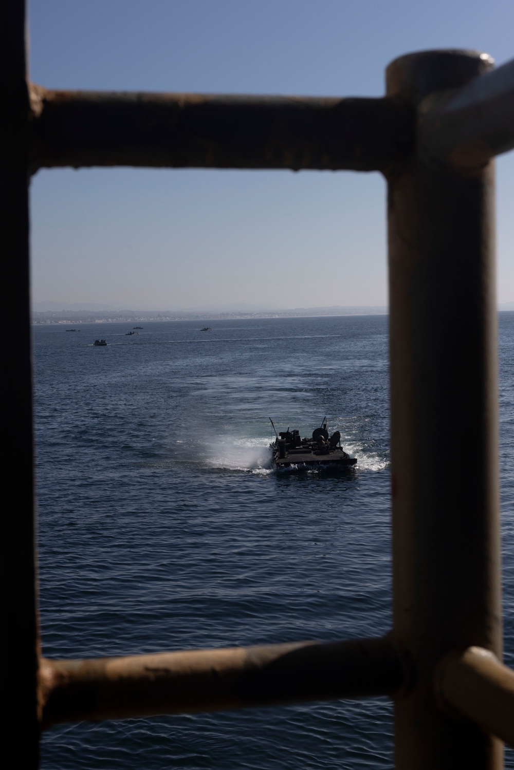 3rd AA Bn. conducts ACV ship-to-shore operations with USS Harpers Ferry