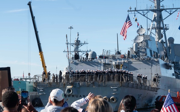 USS Spruance Homecoming
