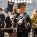 Tyler Perry, Kerry Washington and Ebony Obsidian lay a wreath at The Tomb of the Unknown Soldier