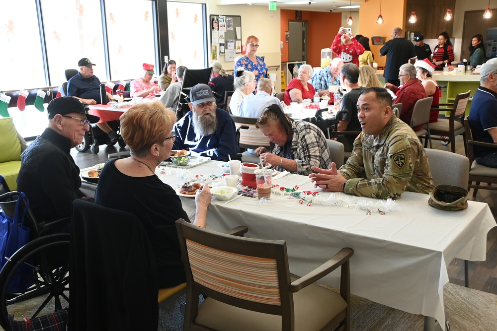 U.S. Army Yuma Proving Ground Soldiers spread cheer at Arizona State Veterans Home Yuma