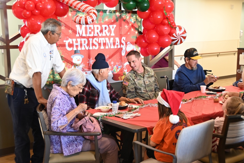 U.S. Army Yuma Proving Ground Soldiers spread cheer at Arizona State Veterans Home Yuma