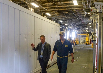 USS Manchester (LCS 14) Hosts Deputy Assistant Secretary of Defense