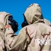 Trainees assigned to flights 100-103 participate in Mask Confidence Training Dec. 19, 2024