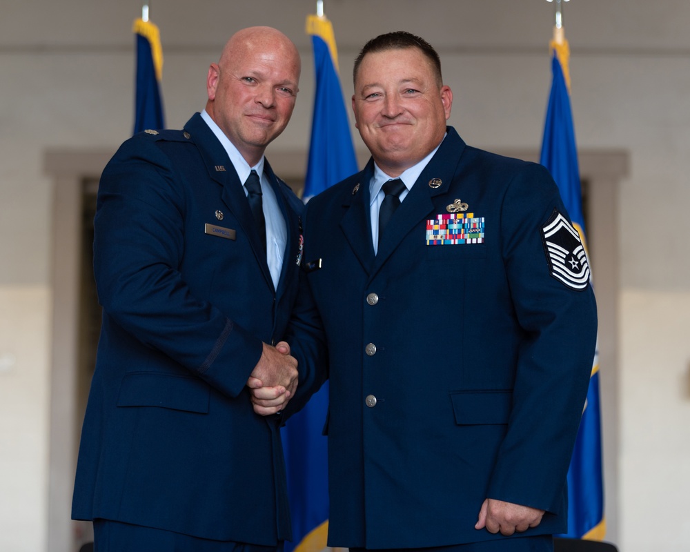 Moore promoted to chief master sergeant