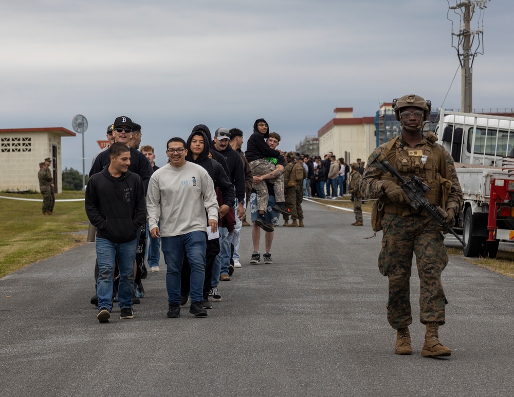 Marines with the 31st Marine Expeditionary Unit conduct a Non-Combatant Evacuation Operation