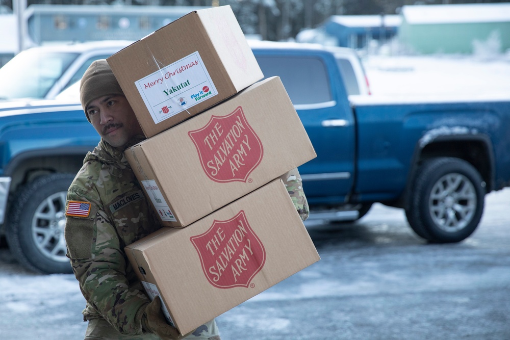 AKNG brings Christmas cheer to Yakutat, Op Santa 2024