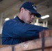 USS Ronald Reagan (CVN 76) Sailors perform supply offload