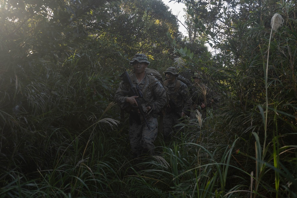 III MIG | 3d Intel. Bn. Marines Conduct Patrol