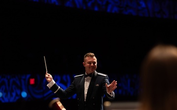 United States Air Force Band of the West performs Holiday in Blue at the Tobin