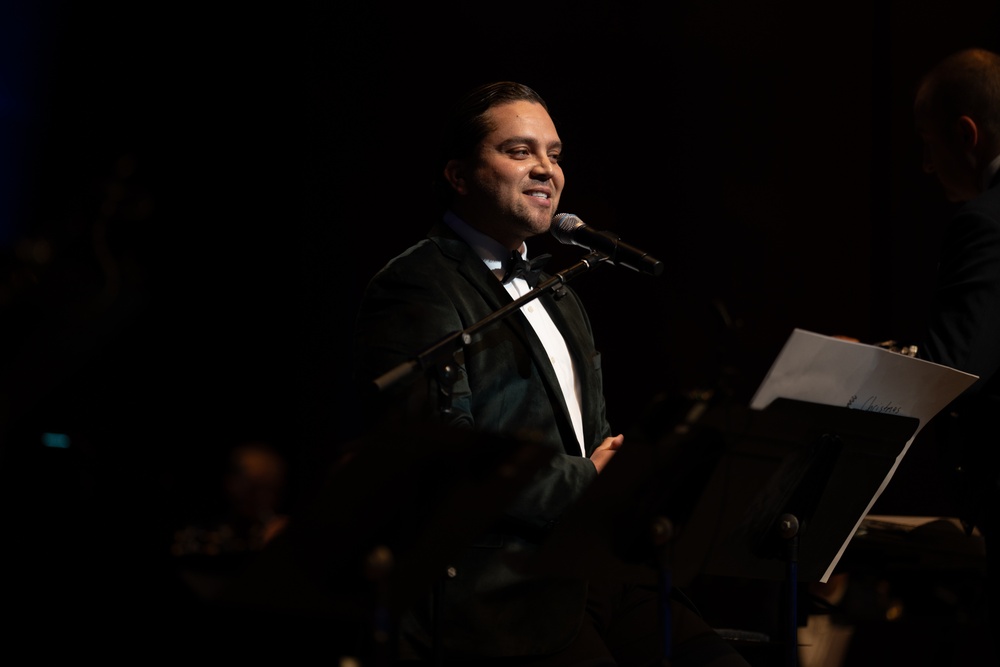 United States Air Force Band of the West performs Holiday in Blue at the Tobin