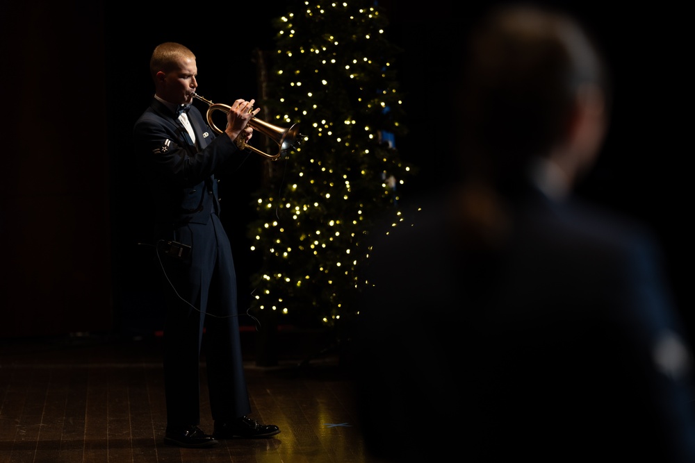 United States Air Force Band of the West performs Holiday in Blue at the Tobin