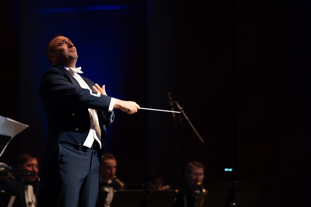 United States Air Force Band of the West performs Holiday in Blue at the Tobin