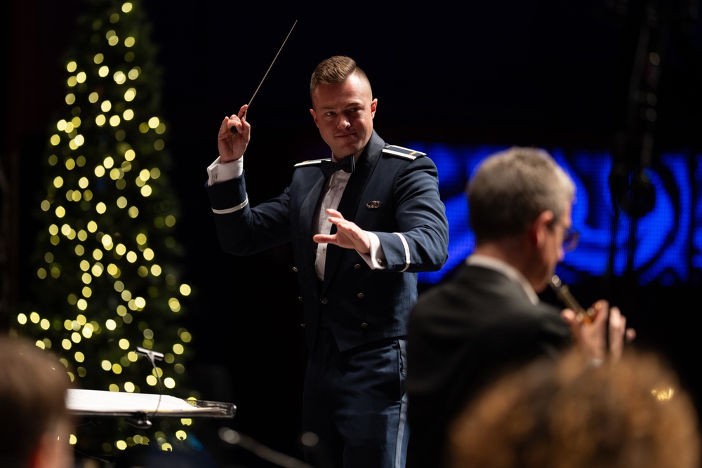 United States Air Force Band of the West performs Holiday in Blue at the Tobin