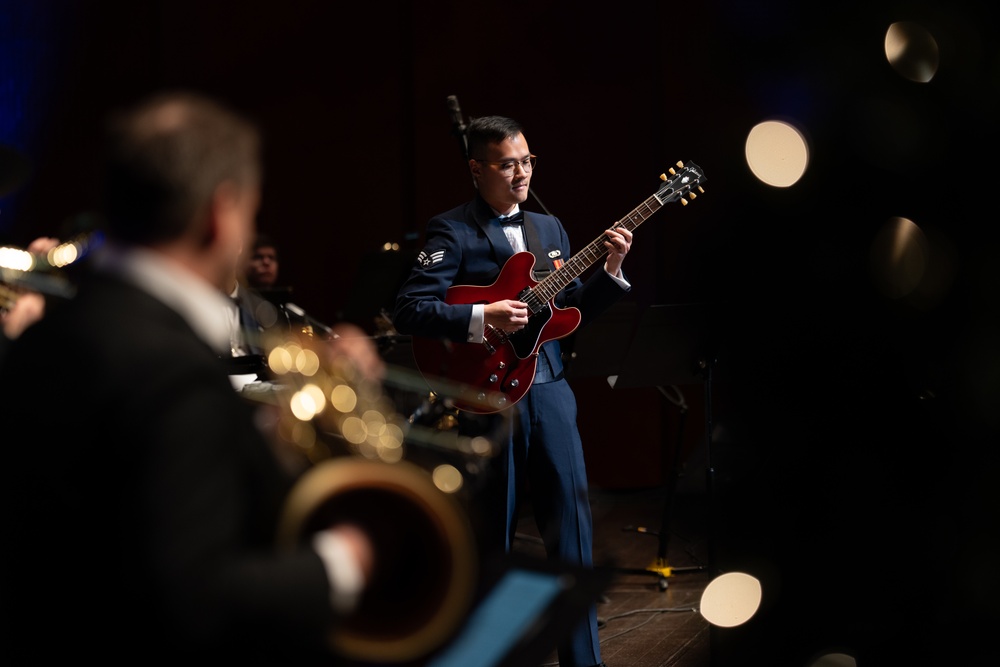 United States Air Force Band of the West performs Holiday in Blue at the Tobin