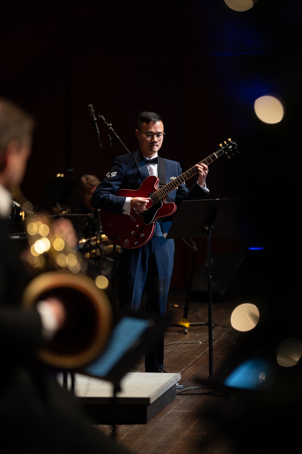 United States Air Force Band of the West performs Holiday in Blue at the Tobin