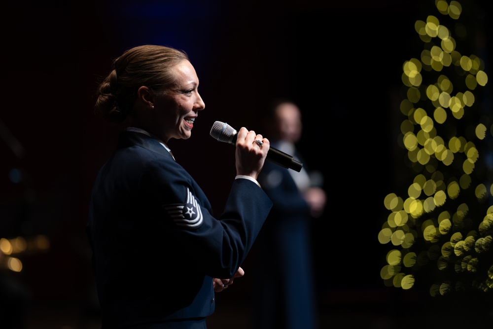 United States Air Force Band of the West performs Holiday in Blue at the Tobin