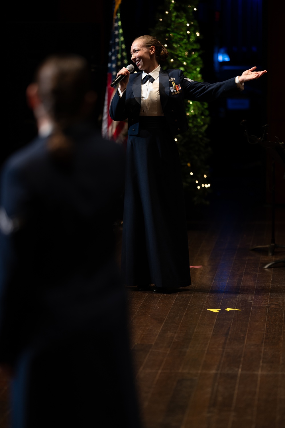 United States Air Force Band of the West performs Holiday in Blue at the Tobin