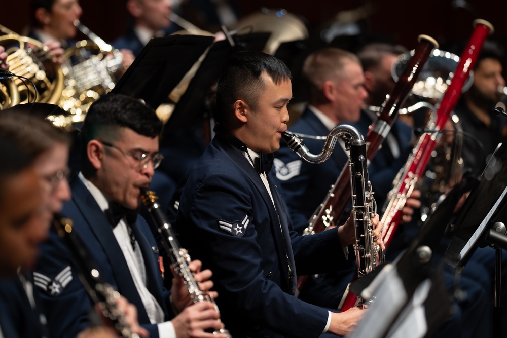 United States Air Force Band of the West performs Holiday in Blue at the Tobin