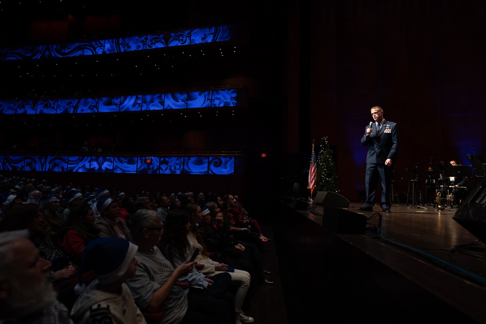 United States Air Force Band of the West performs Holiday in Blue at the Tobin