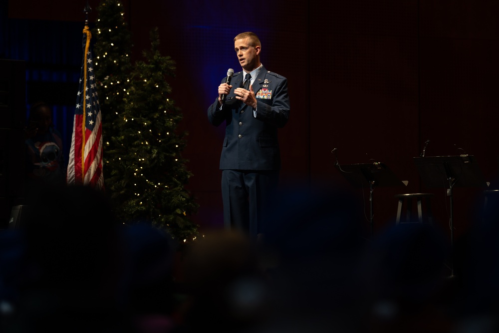 United States Air Force Band of the West performs Holiday in Blue at the Tobin