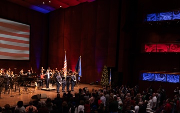 United States Air Force Band of the West performs Holiday in Blue at the Tobin