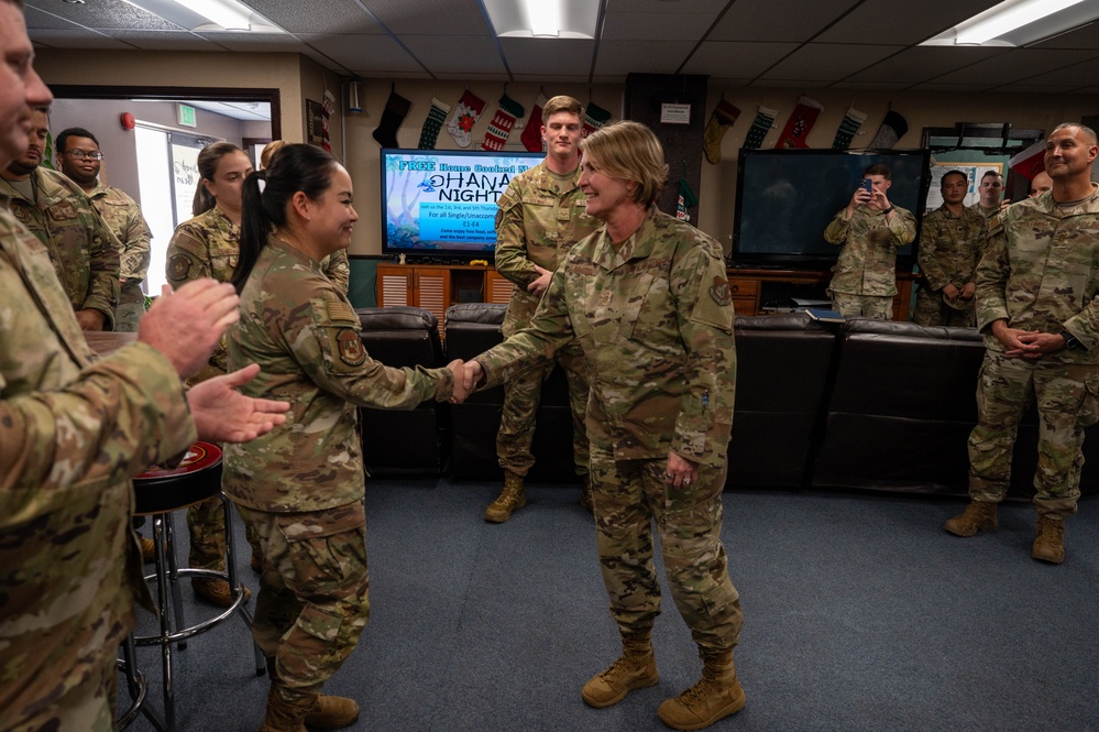 PACAF command chief visits Kadena