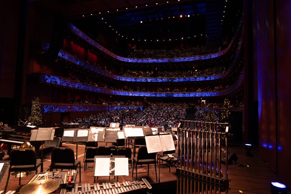 United States Air Force Band of the West performs Holiday in Blue at the Tobin