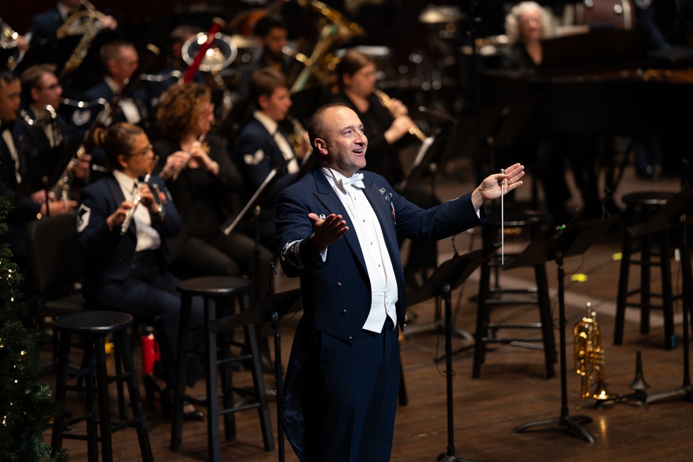 United States Air Force Band of the West performs Holiday in Blue at the Tobin