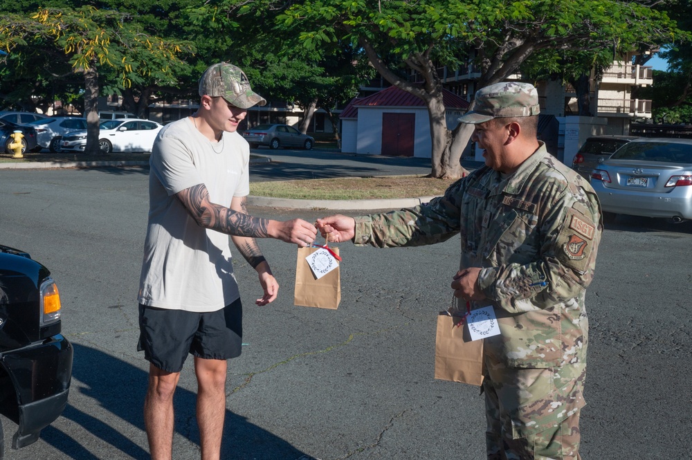 Joint Base Pearl Harbor-Hickam cookie caper delivers cookies to Airmen