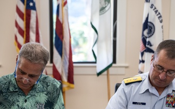 Coast Guard, University of Hawai’i sign memorandum of agreementCoast Guard, University of Hawai’i sign memorandum of agreement