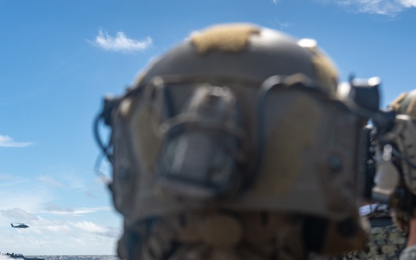 U.S. Navy SEALs Train with Coast Guard MSRT in VBSS Training