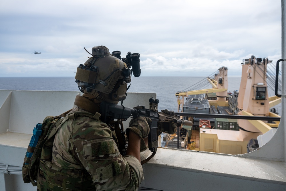 U.S. Navy SEALs Train with Coast Guard MSRT in VBSS Training