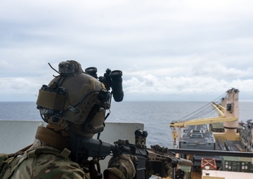U.S. Navy SEALs Train with Coast Guard MSRT in VBSS Training