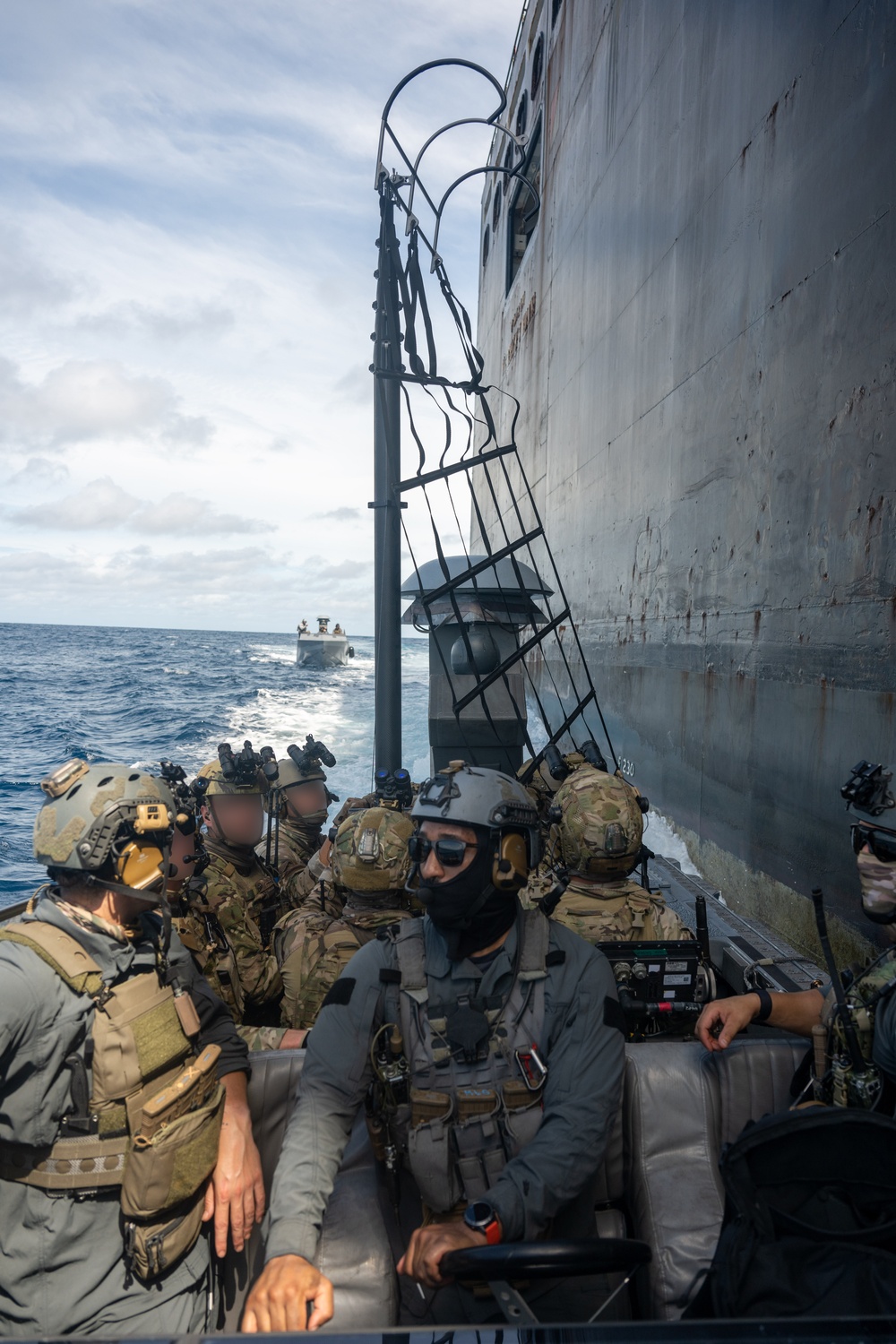 U.S. Navy SEALs Train with Coast Guard MSRT in VBSS Training