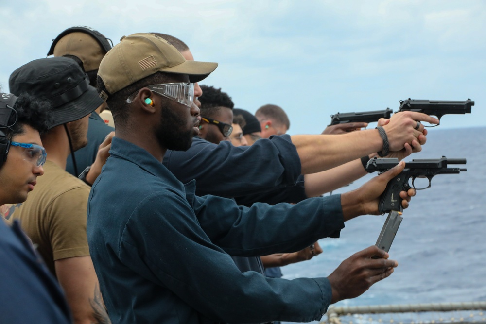 USS Princeton conducts routine operations as part of the Carl Vinson Carrier Strike Group