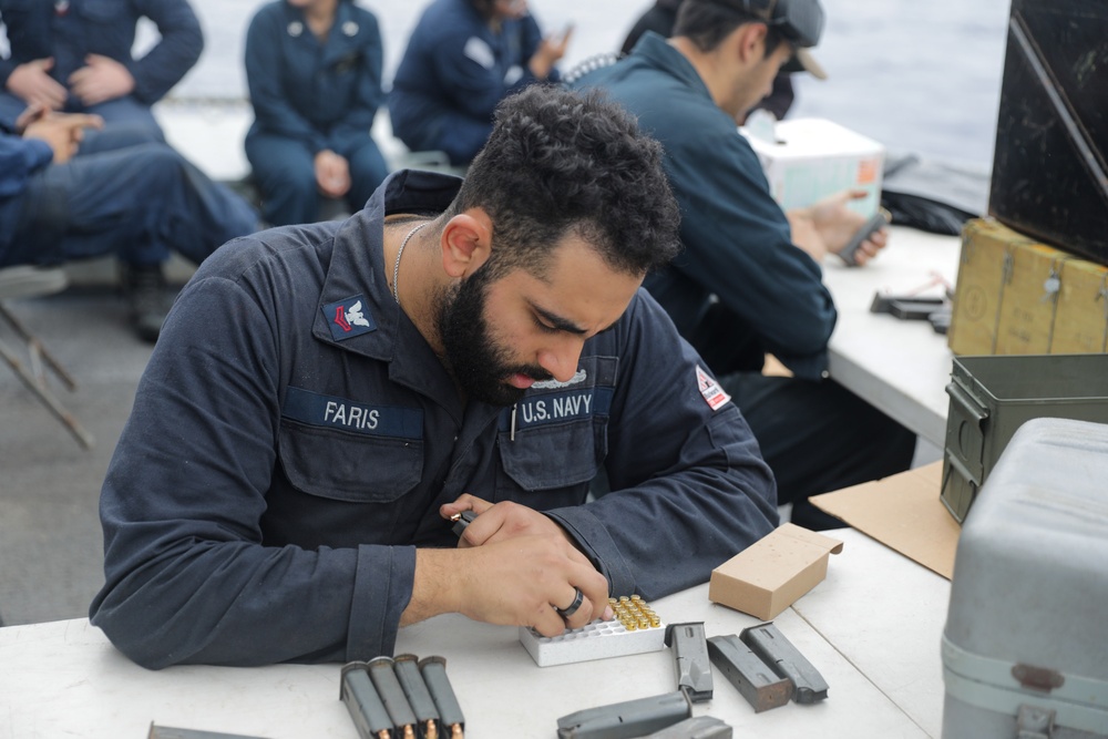 USS Princeton conducts routine operations as part of the Carl Vinson Carrier Strike Group