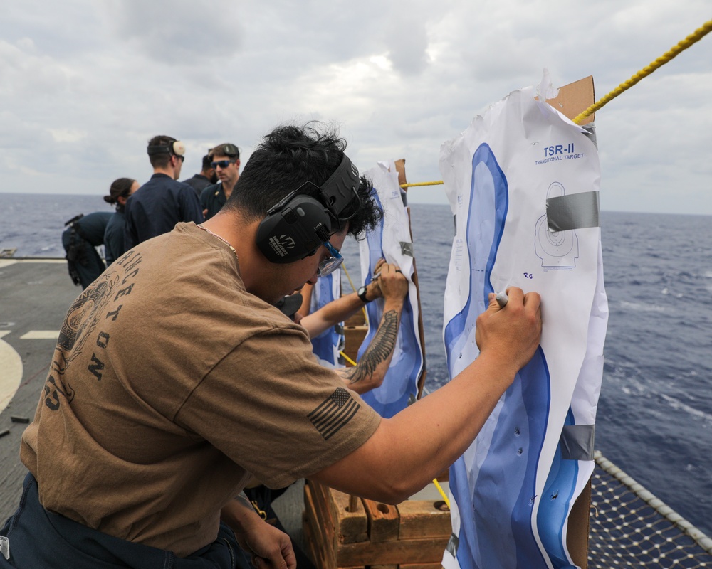 USS Princeton conducts routine operations as part of the Carl Vinson Carrier Strike Group