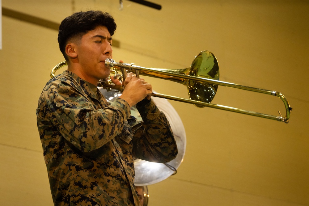 III Marine Expeditionary Force Band Performs At Camp Ishigaki For The First Time