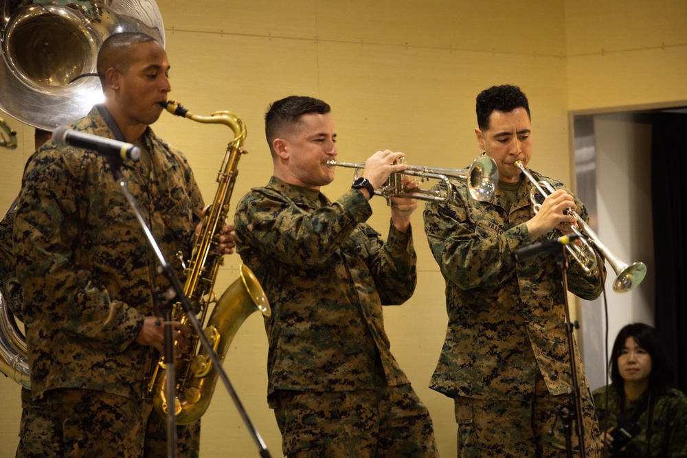 III Marine Expeditionary Force Band Performs At Camp Ishigaki For The First Time