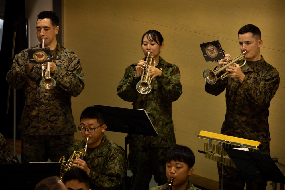 III Marine Expeditionary Force Band Performs At Camp Ishigaki For The First Time