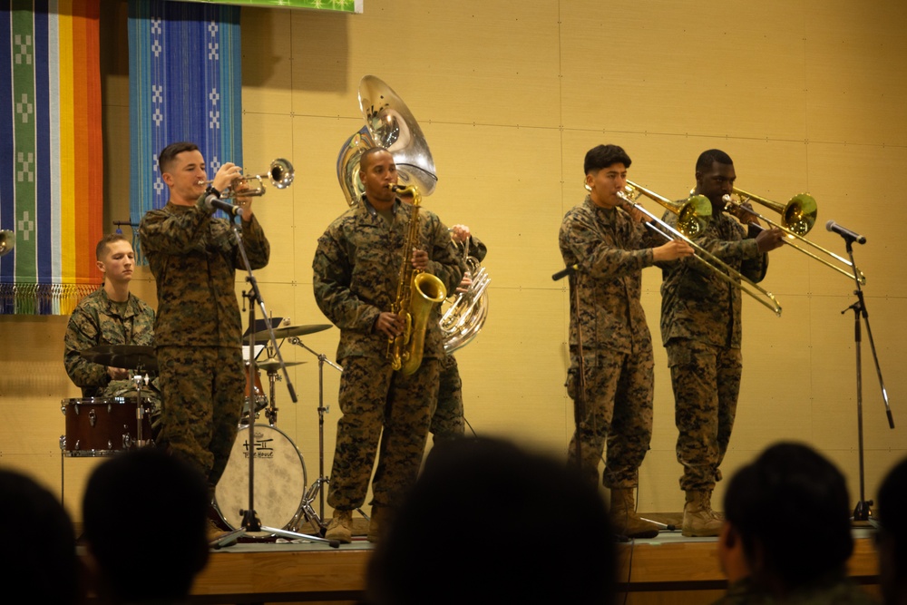 III Marine Expeditionary Force Band Performs At Camp Ishigaki For The First Time